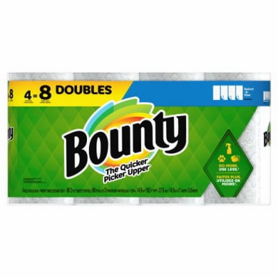 Bounty Paper Towel 4 Rolls (8 Regular Rolls Equivalent)