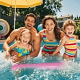 thumbnail image 1 of FHBVT Heavy-Duty Inflatable Pool Noodle Floating Buoyancy Stick Eco-Friendly PVC Material Safe Non-Toxic Portable Foldable Fast Deflation for Pool Parties Water Yoga Lake Beach Backyard Adults Kids, 1 of 5