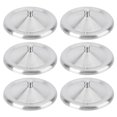 thumbnail image 4 of 6Pcs Stainless Steel Cup Lids Dustproof Mug Lids Corrosion-resistant Cup Lids Round Cup Covers, 4 of 9