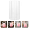 thumbnail image 4 of Glass Candle Chimney Clear Candle Holder Open Both Ended Candle Shade Cylinder, 4 of 8