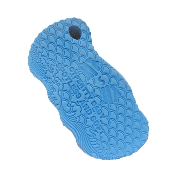Super Soft Exfoliating Bath Sponge - Pain-Free Microfiber Dead Skin Remover, Gentle for All Skin Types (Dry/Oily/Sensitive), Deep Cleansing, Quick-Drying, Reusable & Durable Tool, 2.75*5.31in, Blue