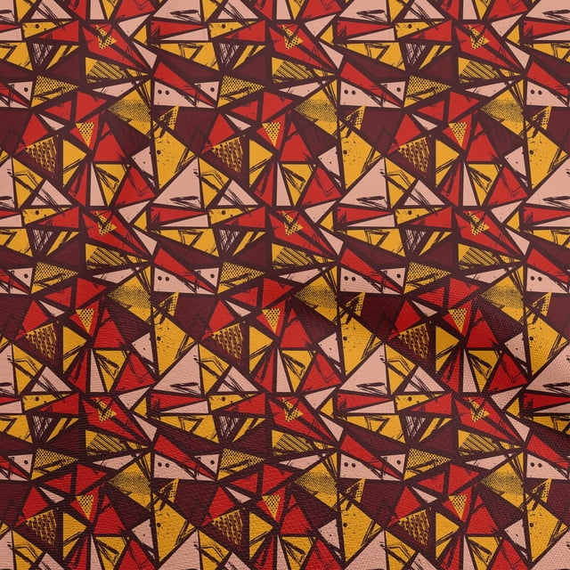 oneOone Velvet Maroon Fabric Abstracts Sewing Craft Projects Fabric Prints By Yard 58 Inch Wide