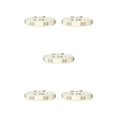 thumbnail image 3 of Maytalsory Comfortable Wear Cat Collar In Multiple Sizes With Stylish PU PU Cat Collar Dogs Collars white 1.5*30cm 5Set, 3 of 6