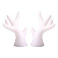 thumbnail image 4 of mmirethe 2pcs Easy To Install Antlers Sticker To Decorate Christmas Car Cute Waterproof white small 5Set, 4 of 6