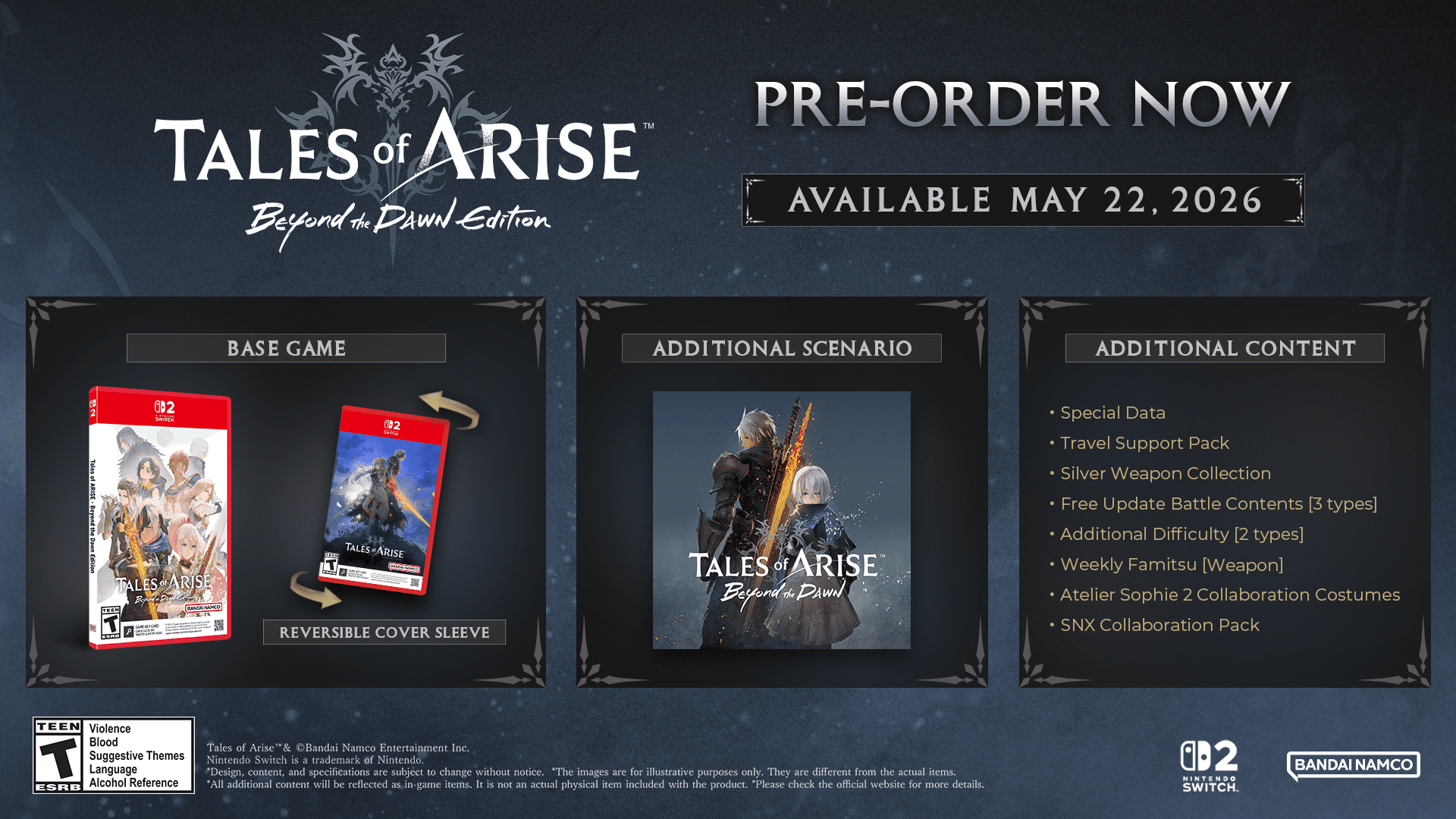 Jeu vidéo Tales of Arise Beyond the Dawn Edition pour (Nintendo Switch 2)