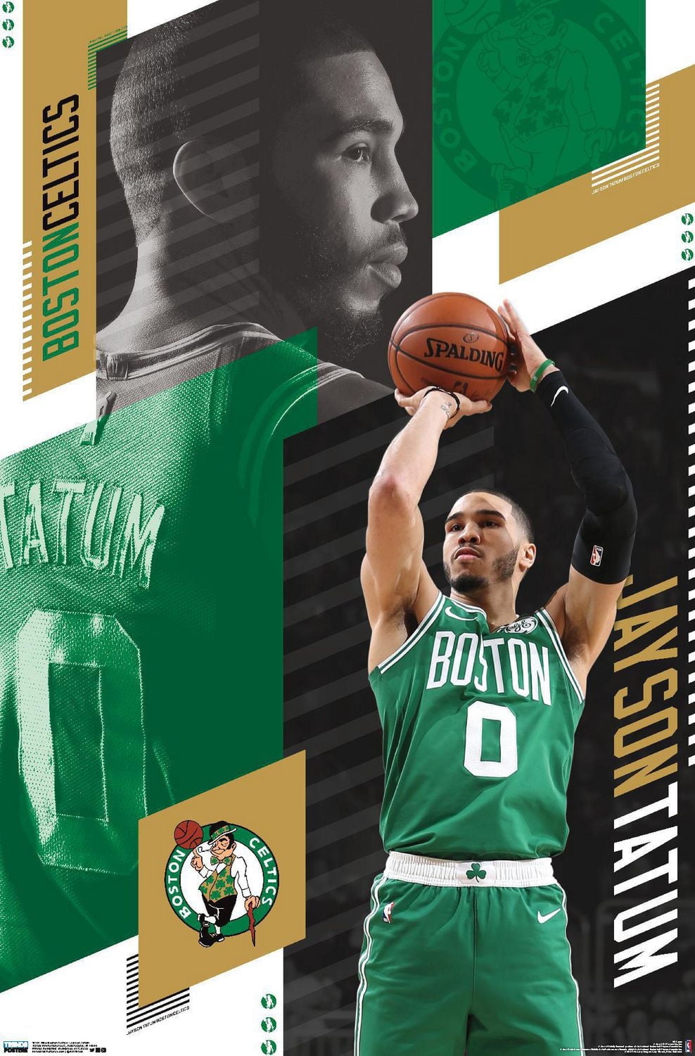 NBA Boston Celtics - Jayson Tatum 19 Wall Poster