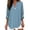 Blue, variant on Duoif Long Sleeve Shirts for Women, Women's Long Sleeve Solid Color Button V Neck Cotton and Linen Shirt Loose T Shirt Womens Tops Blue XL