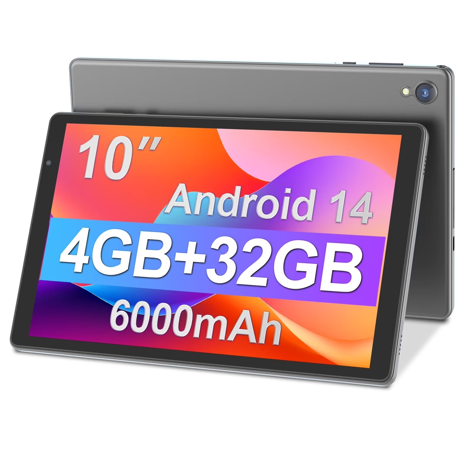Tedupee Android 14 Tablet,10 inch Tablets,1280*800 IPS Screen,4GB