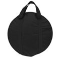 thumbnail image 1 of 1Pc Thickened Gong Storage Holder Portable Cymbal Protective Bag (Black), 1 of 8