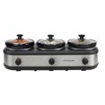 thumbnail image 2 of Frigidaire 2.36-litre (2.5-quart) Capacity Triple Slow Cooker - Stainless Steel, 2 of 2