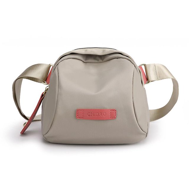 Casual Nylon Shell Bag, Small Crossbody Bag For Women, Zipper Closure Purse For Everyday