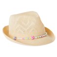 thumbnail image 1 of George Girls' Straw Fedora, 1 of 2
