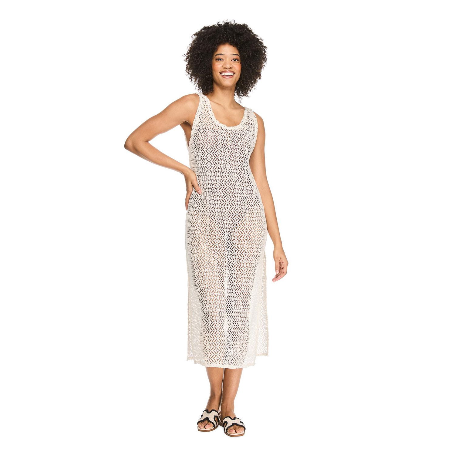 Robe cache-maillot en crochet George pour femmes