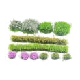 thumbnail image 3 of Bunblic DIY Miniature Grass Tufts Artificial Grass Modeling Versatile Flower Cluster for Architecture Building Train Landscape Style D, 3 of 8