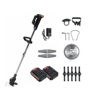 1000W 24V Electric Grass Trimmer With 22980mAh Battery Wireless Cordless Lawn Mower Length Adjustable Garden Pruning Cutter Tool ,Easy to Use