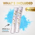 thumbnail image 3 of PrimePure Gender Reveal Powder Cannon – 2 Pack, Blue, Party Smoke Powder for Baby Boy, 3 of 7