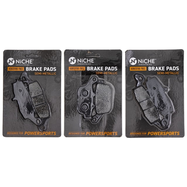 Niche Complete Semi-Metallic Brake Pad Set for Suzuki SV650 Motorcycle MK1002521