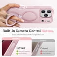 thumbnail image 4 of VENINGO Magnetic Case for iPhone 17 Pro Max with 360° Rotatable stand, Compatible with Mag-safe, Shock Resistant Slip Resistant iPhone 17 Pro Max Phone Case 6.9", Pink, 4 of 9