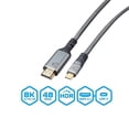 thumbnail image 2 of BlueDiamond PRO USB-C to HDMI 8K Cable - Ultra HD - 48Gbps - Dynamic HDR - HDMI 2.1 - USB-C - 8K@60Hz, 4K@120Hz, 6ft, 2 of 5