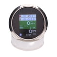 thumbnail image 3 of 85mm 6 in 1 Multi-functional Digital Gauge GPS Fuel Level Water Temp Oil Pressure 0~10Bar With Alarm For Car Boat Tacho meter ,Wide Applicability, 3 of 7
