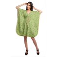thumbnail image 2 of Moomaya Robe Courte de Caftan de Plage, Robe de Couverture Imprimée, Kaftan pour Femmes, Tenue de Plage, Couverture, 2 of 4