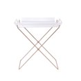 thumbnail image 2 of ACME Cercie Tray Table in Clear Acrylic & Copper, 2 of 3
