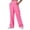 Pink, variant on Jalioing Wide Leg Sweatpants for Women Solid Elastic High Waist Outdoor Sport Cargo Trousers with Pocket