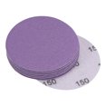 thumbnail image 1 of Unique Bargains 10 Pack 3-Inch Purple Sanding Discs 150 Grits Hook & Loop Professional Aluminum Oxide Sandpaper, 1 of 5