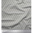 thumbnail image 1 of Soimoi Poly Georgette Fabric Hand Drawn Line Shirting Print Fabric by The Yard 52 Inch Wide, 1 of 3