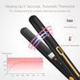 thumbnail image 4 of CkeyiN PTC Hair Straightener, 2 in 1 Portable Hair Straightener Hair Curler Professional Hair Styling Tools,Mini Constant Temperature 20mm Curl Hair Straightener, 4 of 10