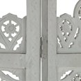 thumbnail image 3 of vidaXL Room Divider Folding Privacy Screen for Home Office Solid Wood Mango, 3 of 3