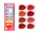 thumbnail image 1 of 8 Colors Mini Candy Matte Lipstick Set Waterproof Nonstick Cup Lipstick Matte Velvet Cute Capsule Lipstick Makeup Gift Set (red), 1 of 8