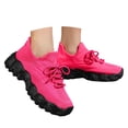 thumbnail image 1 of Dakaela Chaussures de Marche pour Femmes à Enfiler Espadrilles de Course Tennis 2025 Mode Décontractée Chaussures pour Femmes Rose 8.5, 1 of 8