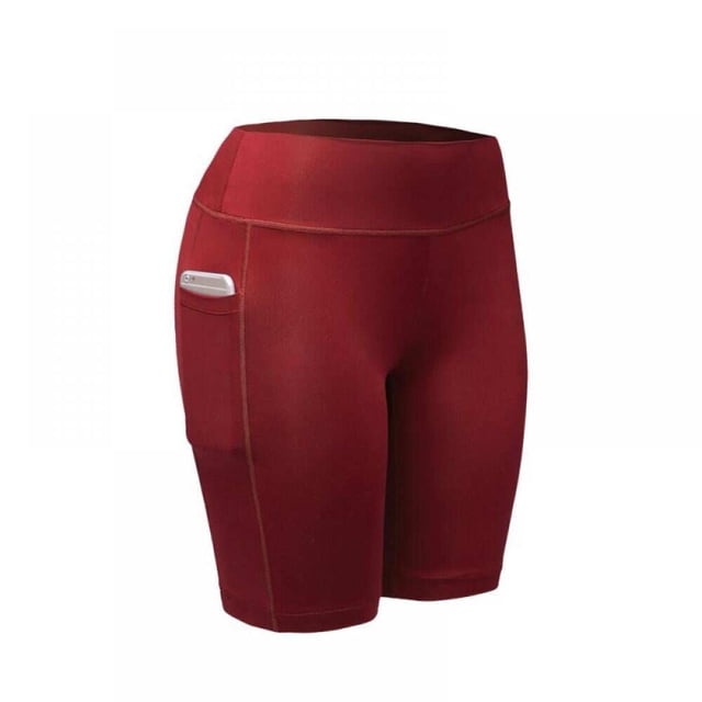 Women Sport Workout Tights Compression Shorts Athletic Exercise Pants Quick Dry For Fitness Gym Running Cycling