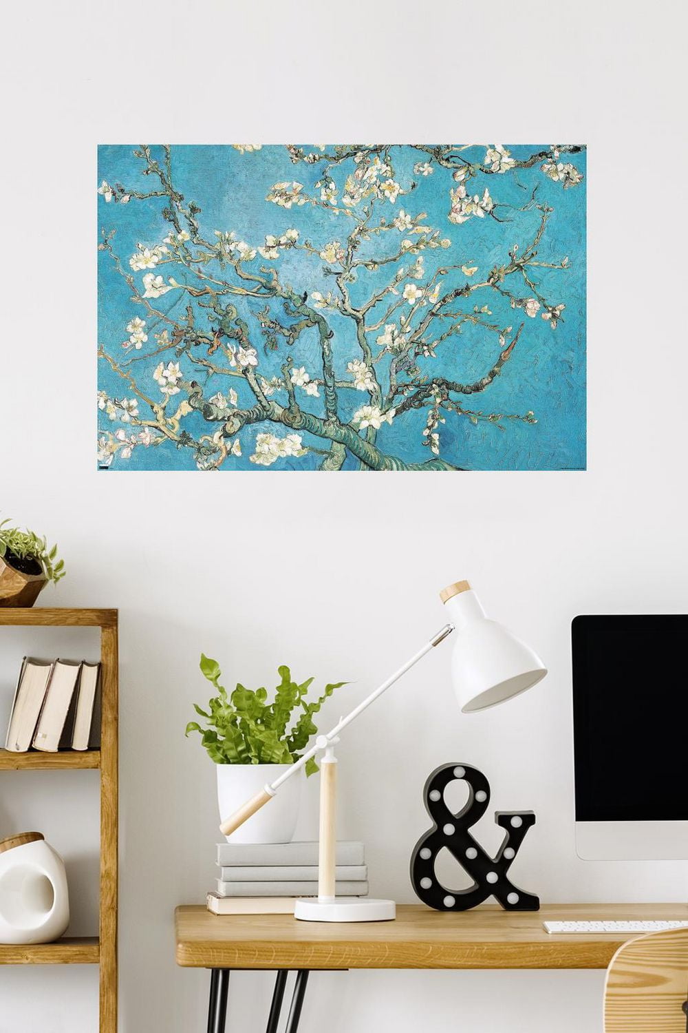 Branches d'amandier en fleurs de Vincent van Gogh