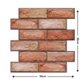 thumbnail image 3 of Tyeign 30x30cm 3D Tile Brick Wall Sticker Decorative Waterproof Self Adhesive, Home Wall Decor - Bathroom Kitchen Living Room, 3 of 3