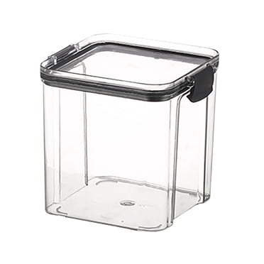 Binwennn Glass Flour Container Cylinder Container with Storage Food Mtfun Airtight Food Storage Container With Lids Clear Dry Food Canisters Kitchen Pantry Organization And Storage For Cereal Flour