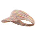 thumbnail image 1 of TISHITA Sun Visor Headband Hat Sweat Absorption Summer Breathable Baseball Caps Colorful Colorful Streak, 1 of 8
