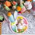 thumbnail image 4 of SLYNSHome Lot de 16 Assiettes en Papier de Pâques Fournitures de Fête Assiettes Jetables en Papier de 7 Pouces Oeuf de Pâques Lapin pour Décorations de Maison de Printemps, 4 of 7