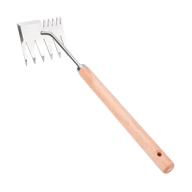 Birdeem Weed Remover Stainless Steel Pulling Tool Gardening Hoe Rake Agricultural Tools Small Hoe Loosening