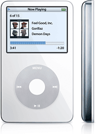Apple iPod Classic 5th Generation 30GB White , Fair Condition , In