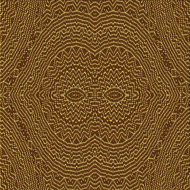 Ahgly Company Machine Washable Indoor Square Transitional Cinnamon Brown Area Rugs, 4' Square