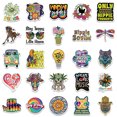 thumbnail image 4 of 50 Pcs Psychedelic Stickers Waterproof Vinyl Decals  Sticker For Laptop Phone Guitar Water Bottle Scrapbook Skateboard, 4 of 7