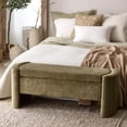 thumbnail image 4 of Bouclair Banc Ottoman Vert avec Rangement, 4 of 10