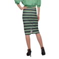 thumbnail image 3 of Moomaya Jupe Imprimée Longueur Genou pour Femmes Grande Taille Jupe en Poly Spandex, 3 of 6