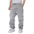 thumbnail image 2 of Pantalons de Jogging pour Garçons Enfants avec Cordon de Serrage Performance Athlétique avec Poches, 2 of 6