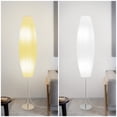 thumbnail image 3 of HonoDing Diploma Paper Floor Lamp - Japanese Style Paper Lamps - Rice Paper Floor Lamps - Paper Floor Lamps for Living Room Fits in Modern Room Decor Perfect for Bedroom Decor - 59'' Tall (Set of 2), 3 of 6