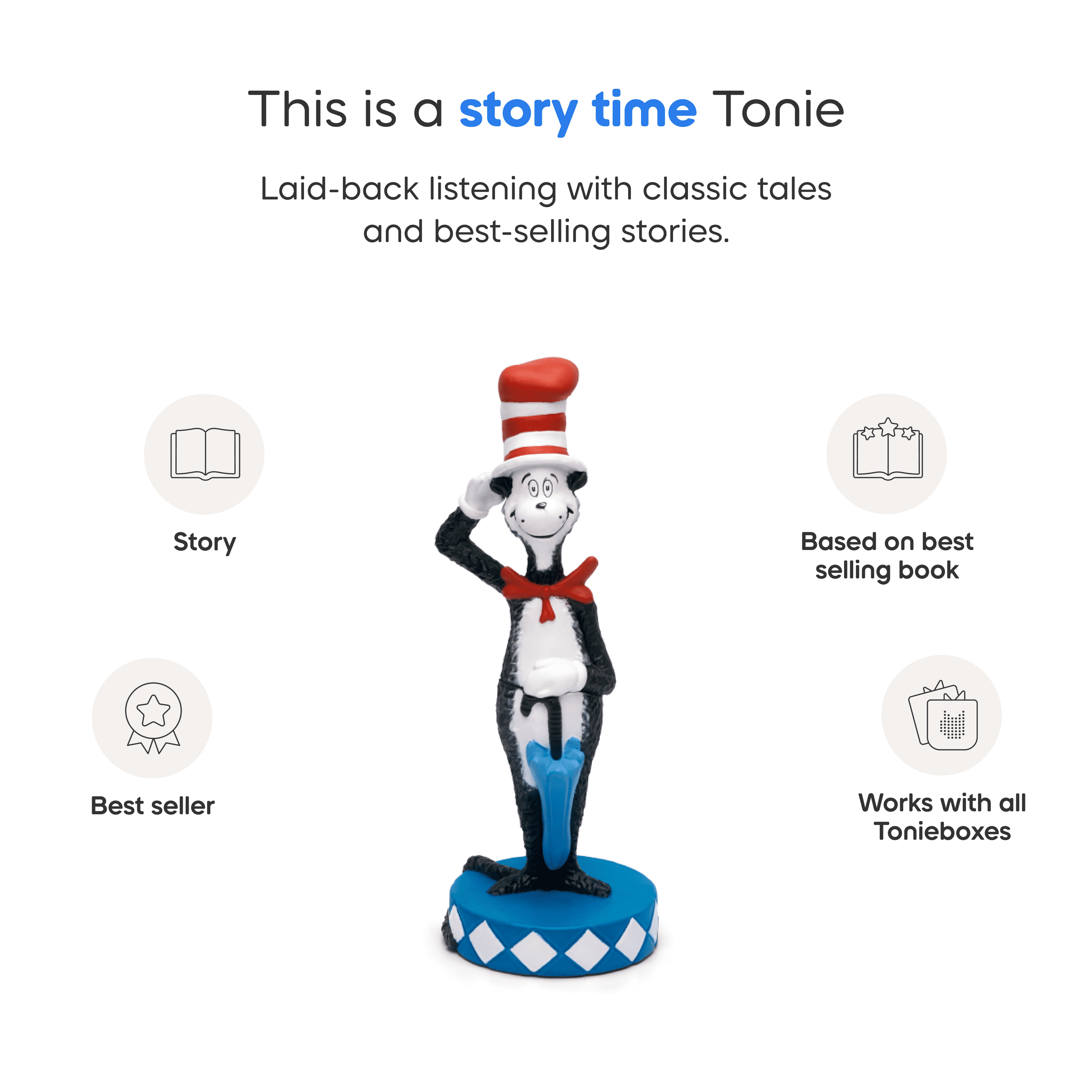 Tonies Audio Character - Cat in the Hat (ENGLISH ONLY)