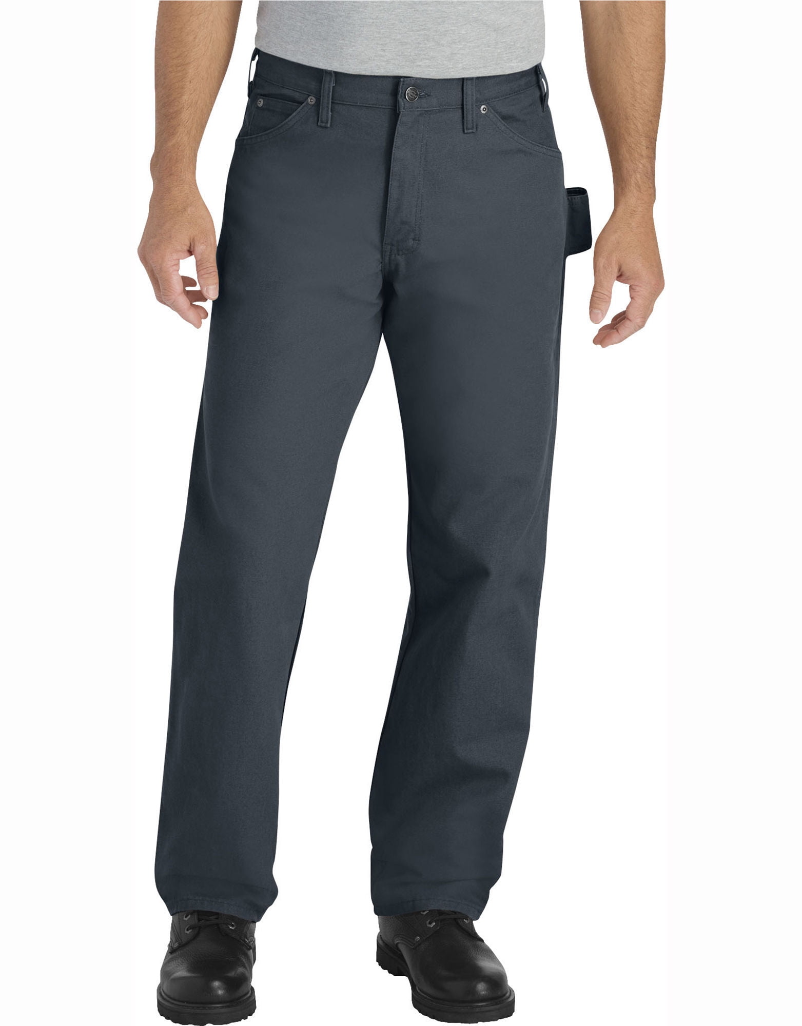 Dickies Mens Relaxed Fit Sanded Duck Carpenter Jean, 34W x 34L