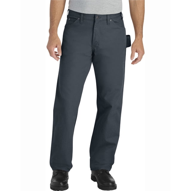 Dickies Mens Relaxed Fit Sanded Duck Carpenter Jean, 36W x 32L